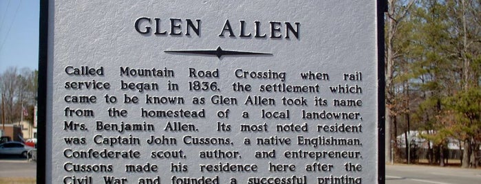 Glen Allen, VA is one of Cities in my travels.