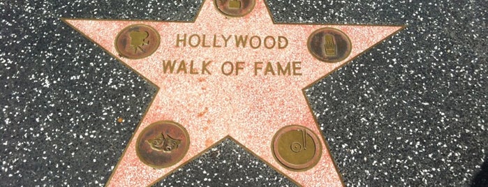 Hollywood Walk of Fame is one of LA.