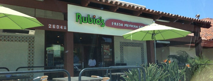 Rubio's Coastal Grill is one of Lugares favoritos de Greg.