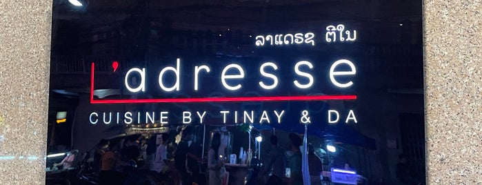 L’adresse Cuisine by Tinay & Da is one of 2022 Oct. Vientiane 🇱🇦.