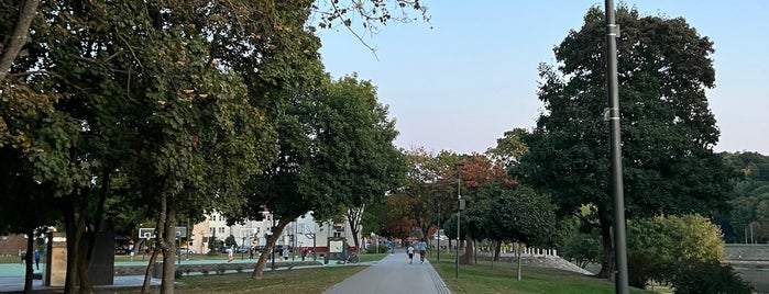 Santakos parkas is one of Kaunas.
