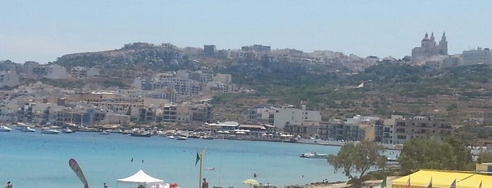 Mellieha Bay is one of Malta.