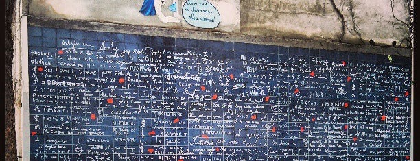 Le Mur des « Je t'aime » is one of Paris Culture.