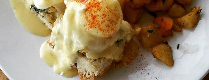 World Famous is one of America's 50 Best Eggs Benedict Dishes.