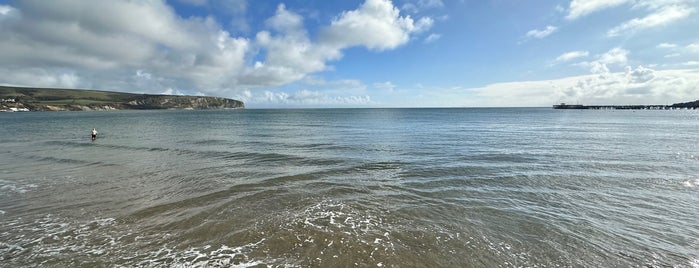 Swanage Beach is one of England.