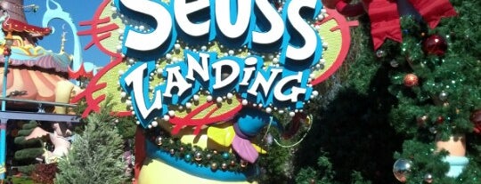 Seuss Landing is one of Favorite Places to visit!.