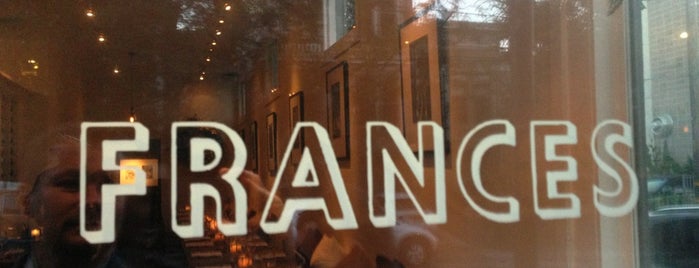 Frances is one of My Favorite Bay Area Restaurants.