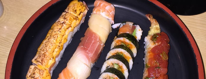 Kampai Sushi Bar is one of places to try.
