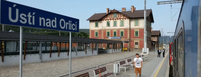 Železniční stanice Ústí nad Orlicí is one of Lieux qui ont plu à Petr.