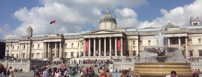 Trafalgar Square is one of London Trip 2013.