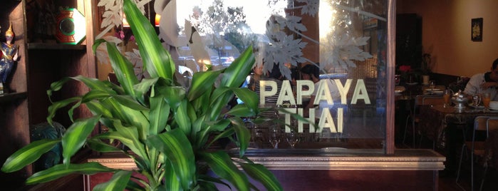 Papaya Thai is one of สถานที่ที่บันทึกไว้ของ Kouros.