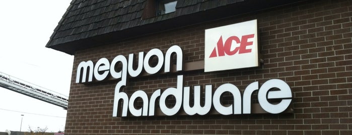 Mequon Ace Hardware is one of Places to buy newspaper,food, &misc..