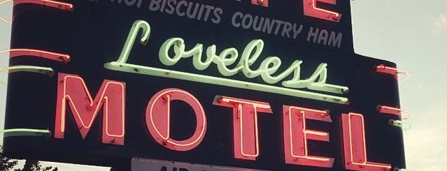 Loveless Cafe is one of Nashville.