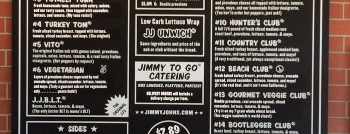 Jimmy John's is one of Usual hangouts.