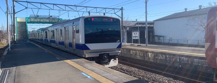 Niihari Station is one of 水戸線.