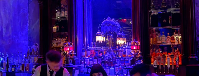 The Gothic Bar at Clifton's Cafeteria is one of LA Burrito List.