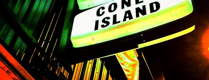 Coney Island is one of I N D Y.