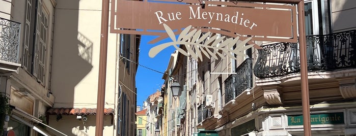 Rue Meynadier is one of Cannes, France.