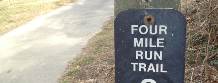 Four Mile Run Trail 3.0 Mile Marker is one of Four Mile Run Trail.