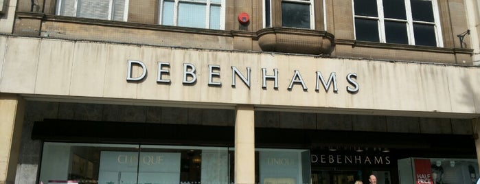 Debenhams is one of Phat's Saved Places.
