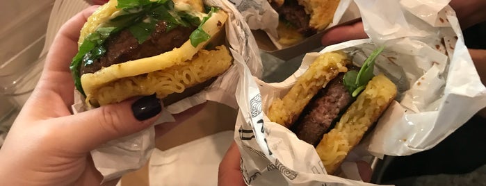 The Original Ramen Burger by Keizo Shimamoto is one of NYC Treat Day.