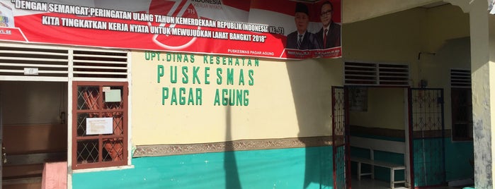 Puskesmas Pagar Agung is one of AB.