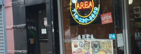 A.R.E.A. Bagels is one of Meghan's Saved Places.