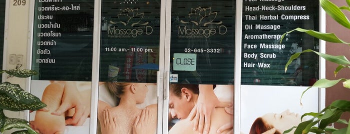 Massage D is one of Bangkok.