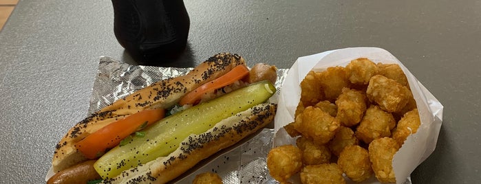 Fab Hot Dogs is one of Jonathan Gold 101 - LA Times.