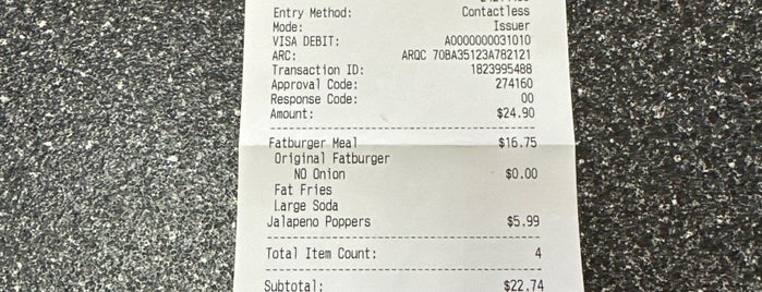 Fatburger is one of Tips List.