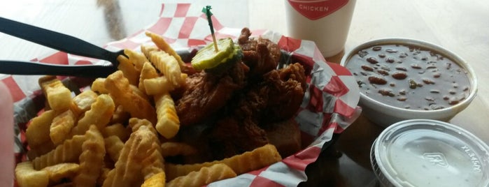 Hattie B's Hot Chicken is one of Nashville.