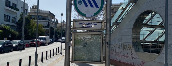 Agia Marina Metro Station is one of Atina.