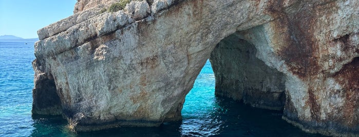 Blue Caves is one of Zakynthos island.