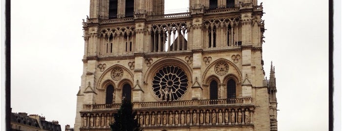 Cathedral of Notre-Dame de Paris is one of Paris.
