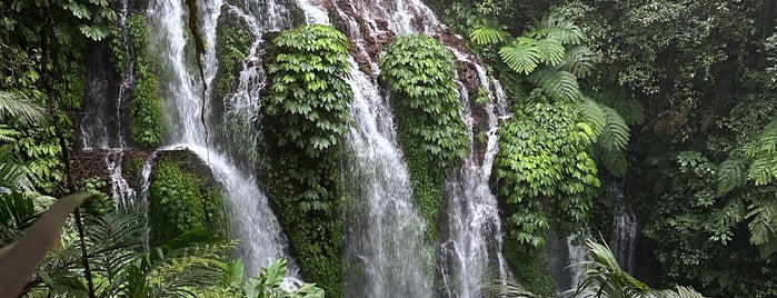 Banyu Wana Amertha Waterfall is one of honeymoon (singapore + indonesia).
