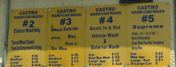 Castro Hand Car Wash is one of Tempat yang Disukai Michael.