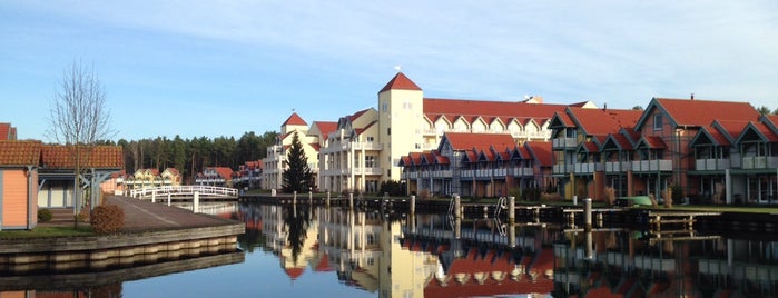 Precise Resort Hafendorf Rheinsberg is one of Orte, die Meshari gefallen.