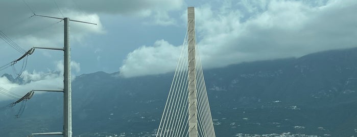 Puente Atirantado is one of If Monterrey had a 4square city badge....