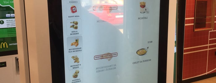 McDonald's is one of Zagreb WiFi spots.