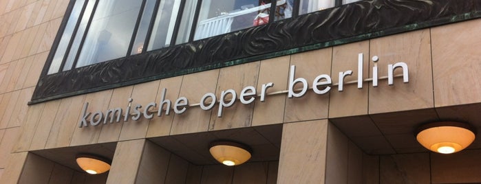Komische Oper is one of Berlin'de Gezilmesi Gerekenler (Must Do's Berlin).