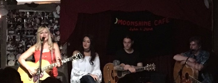 Moonshine Cafe is one of Clubs - Live music.