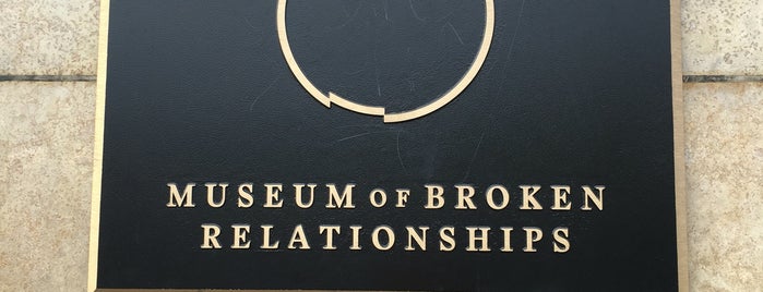 Museum of Broken Relationships is one of On the fly.