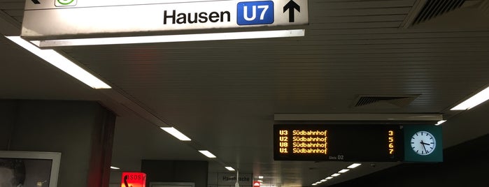 S+U Hauptwache is one of U8.