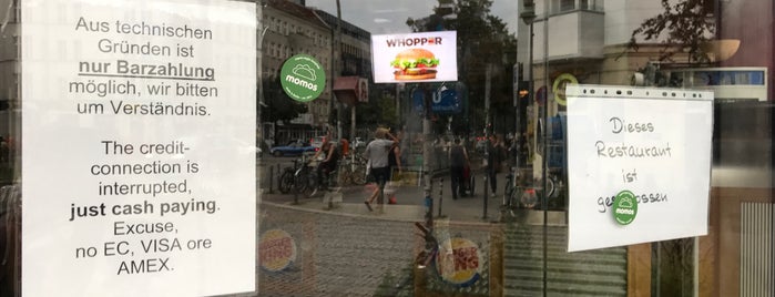 Burger King is one of Berlin Chaw.