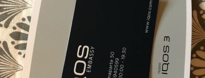 Iqos embassy is one of MILANO.