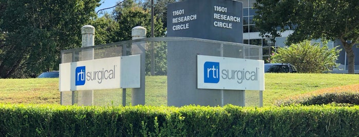 RTI Surgical, Inc. is one of Lieux qui ont plu à Rick.