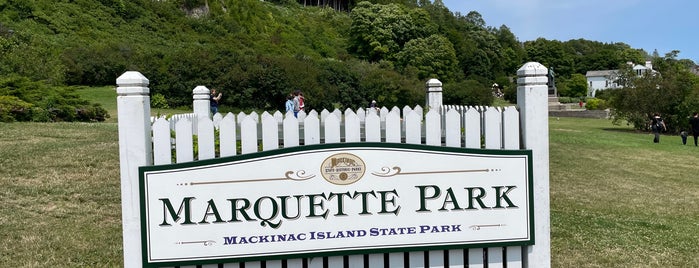 Marquette Park is one of mackinac island.