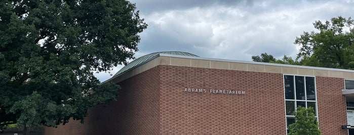 Abrams Planetarium is one of jessica's favorite fun go to places.