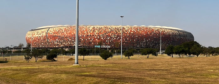 FNB Stadium is one of Edward Buck it.