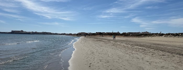 Playa de las Amoladeras is one of Cabo de Palos. Mar Menor. Cartagena.
